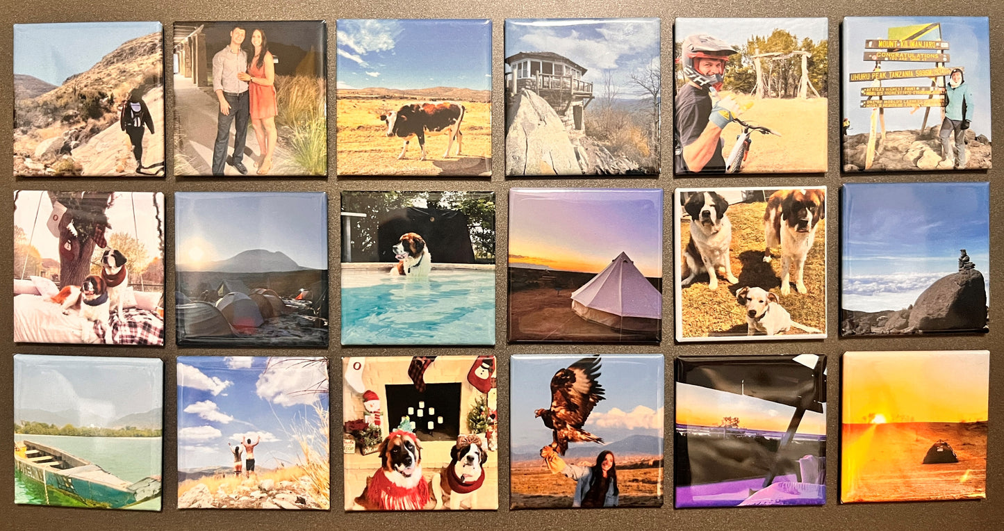 Custom Photo Magnets – Set of 9 | Magnets by Haley